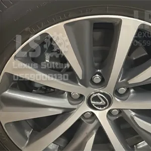 صورة إضافية لمنتج: غطاء جنط لكزس أسود برواز نيكل – متجر سلطان