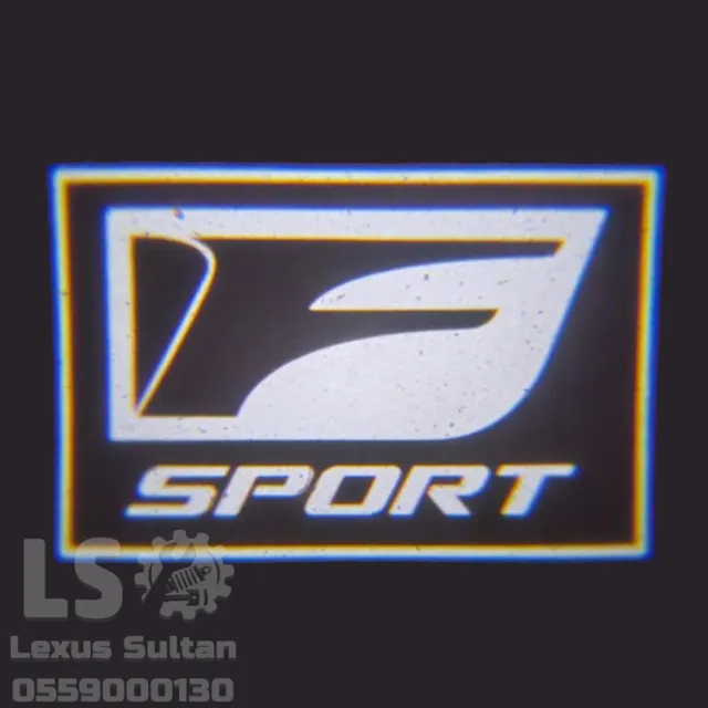 اضاءة ابواب ترحيبيه شعار لكزس fsport أسود