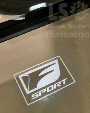 اضاءة ابواب ترحيبيه شعار لكزس fsport أسود