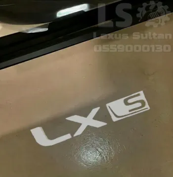 شراء اضاءة ابواب ترحيبيه شعار لكزس LX أبيض